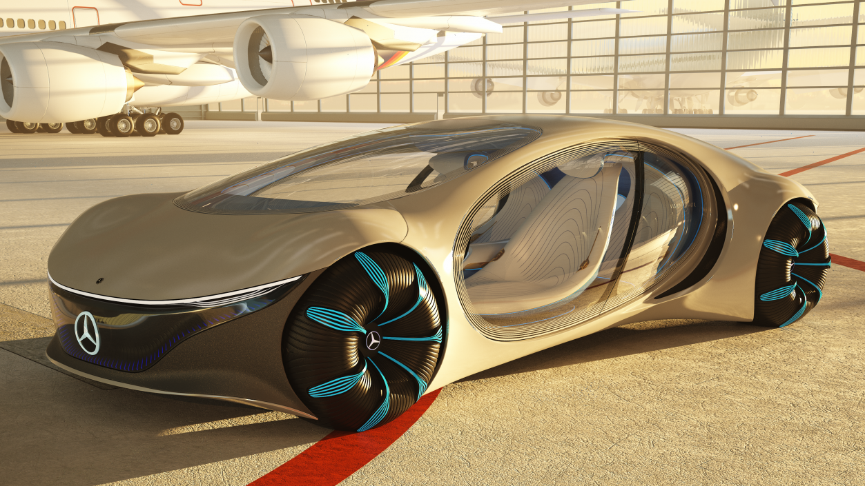 Mercedes Vision AVTR Rigged 3D