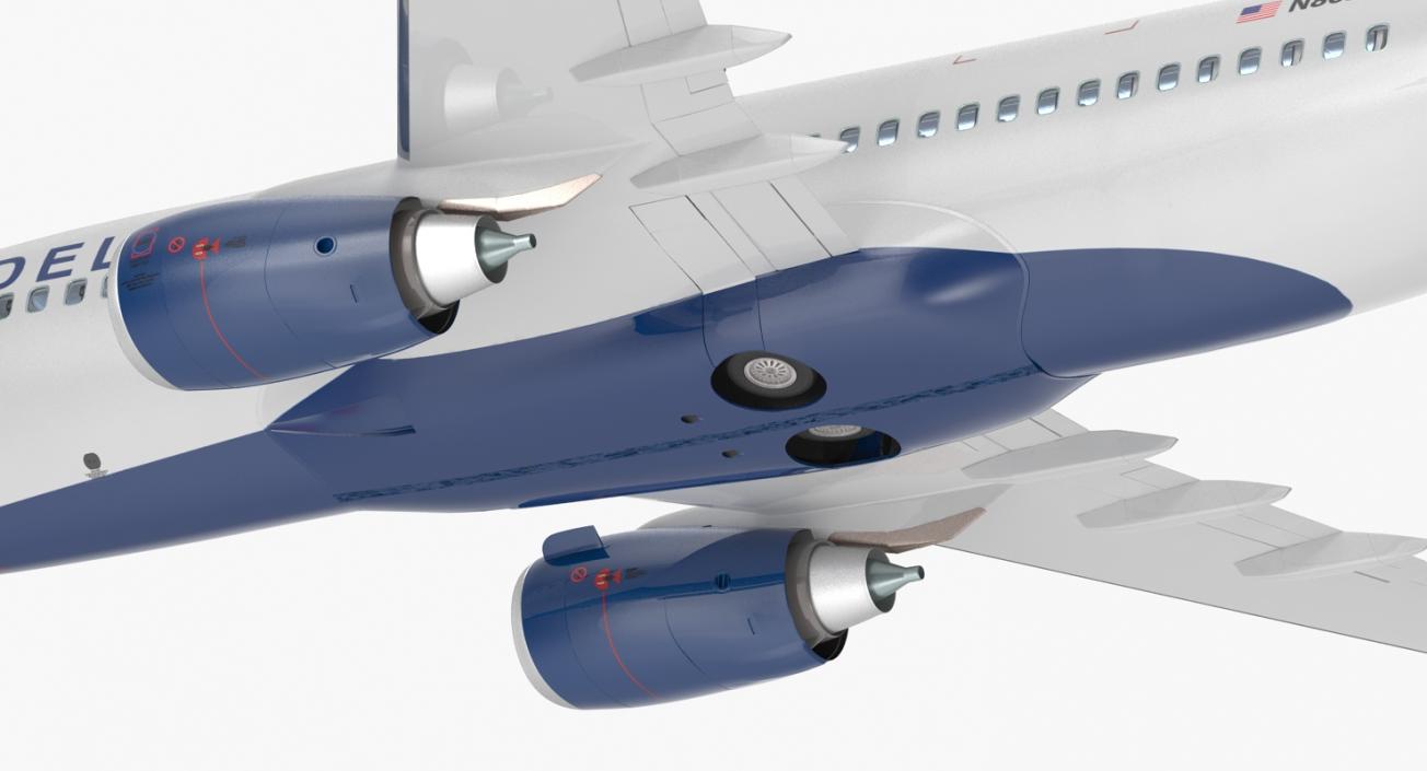 Boeing 737-700 with Interior Delta Air Lines 3D model