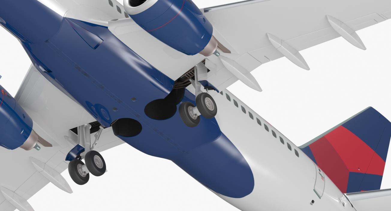 Boeing 737-700 with Interior Delta Air Lines 3D model