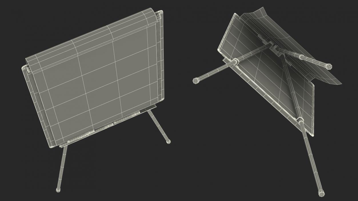 3D Pie Diagram on Flip Chart Board