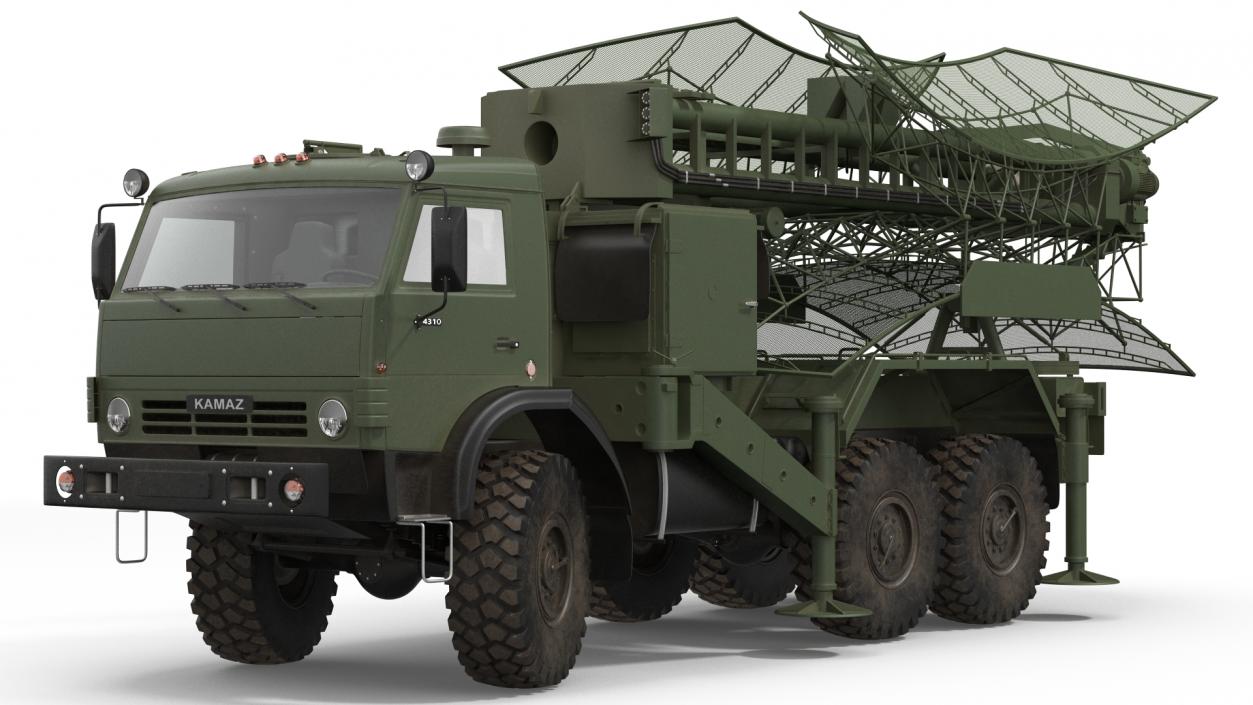 3D Russian Missile Systems Rigged Collection 4 model