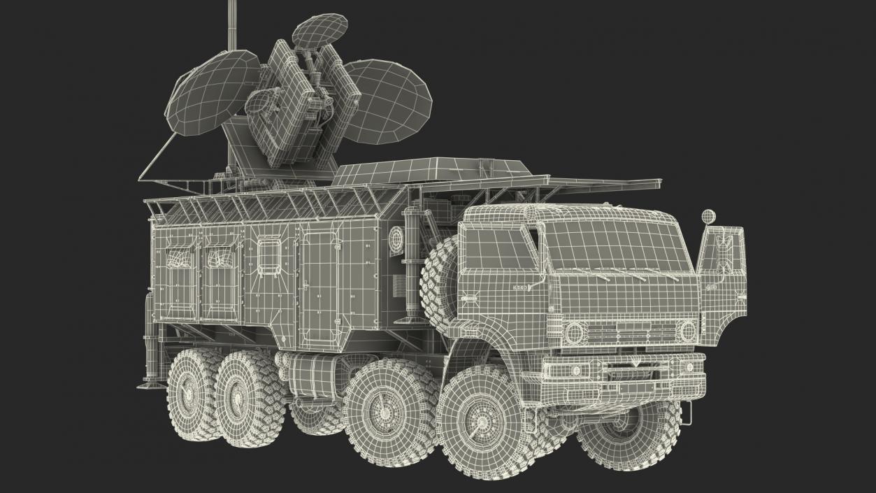 3D Russian Missile Systems Rigged Collection 4 model