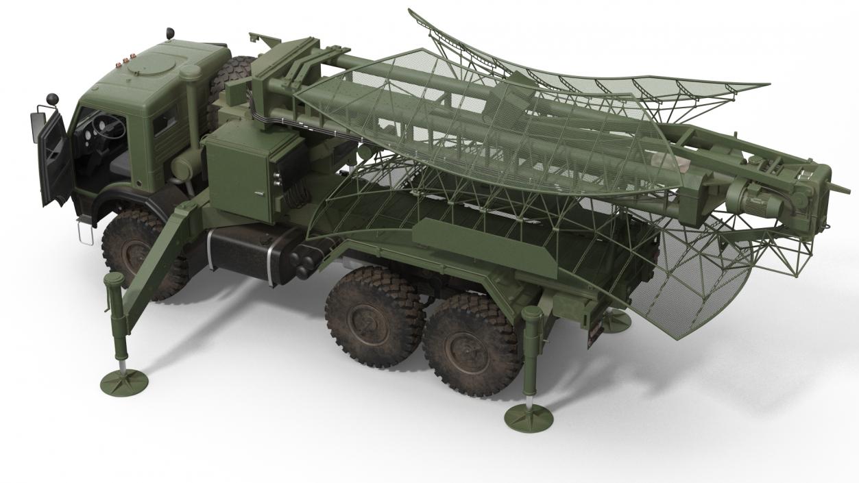 3D Russian Missile Systems Rigged Collection 4 model