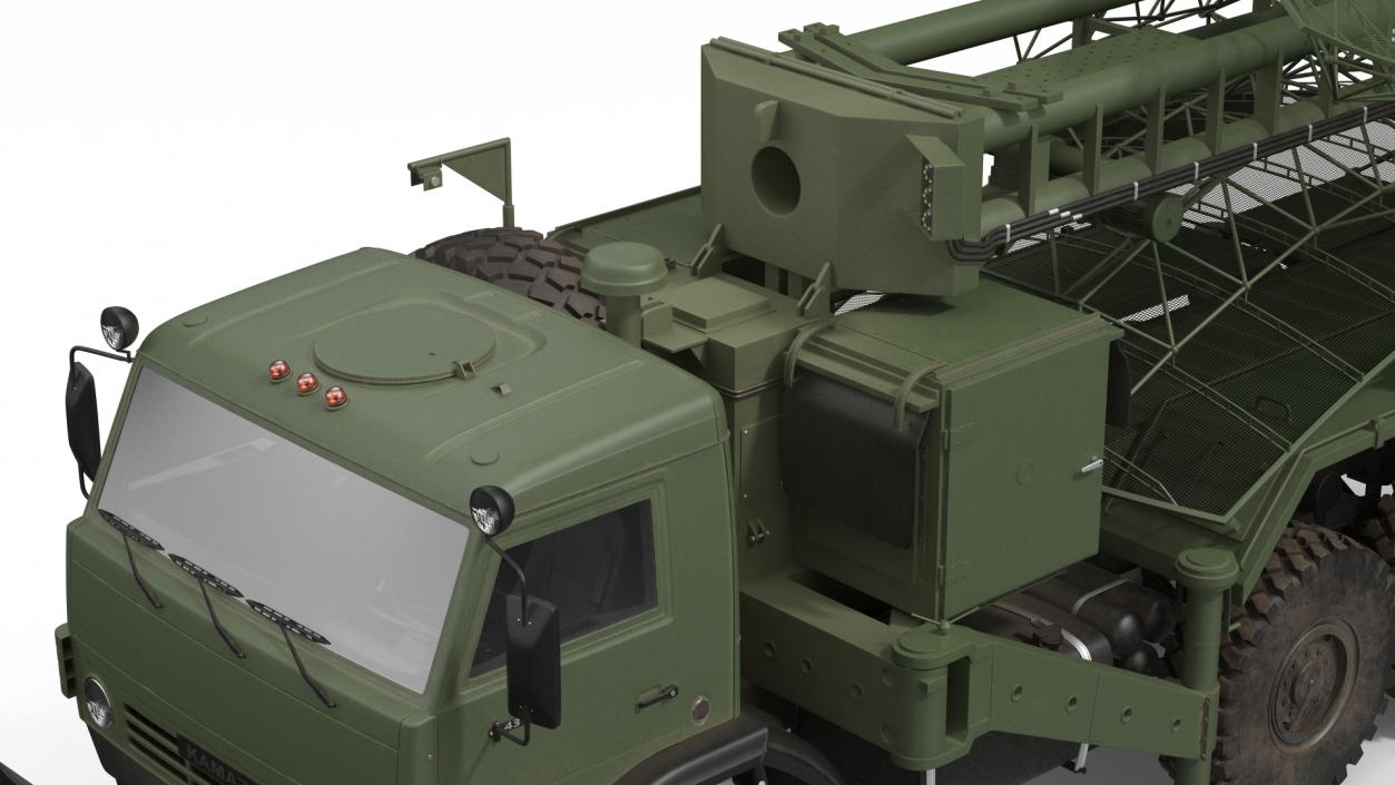 3D Russian Missile Systems Rigged Collection 4 model