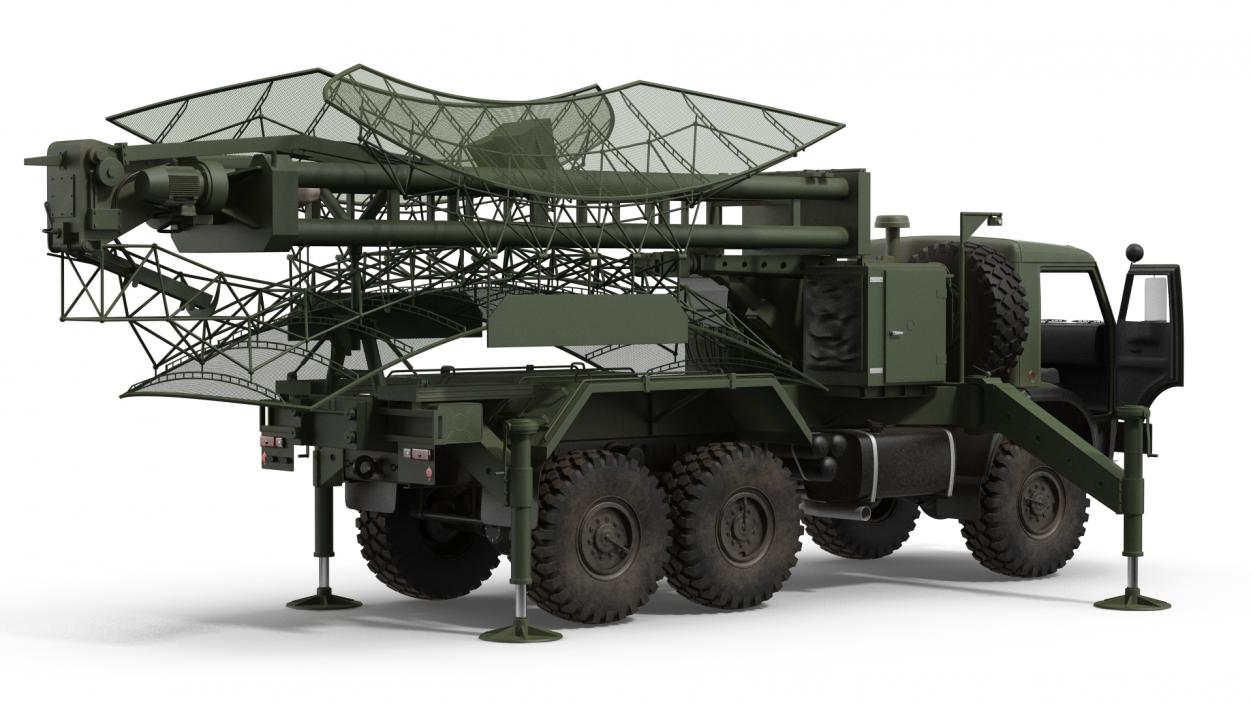 3D Russian Missile Systems Rigged Collection 4 model