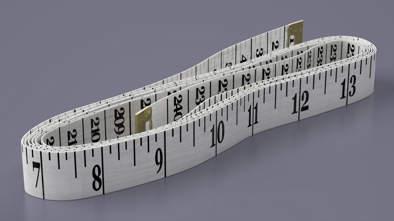 Tailors Measuring Tape 3D