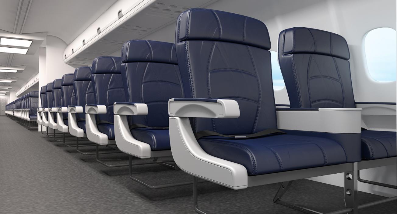 3D Boeing 757-300 Delta with Cabin