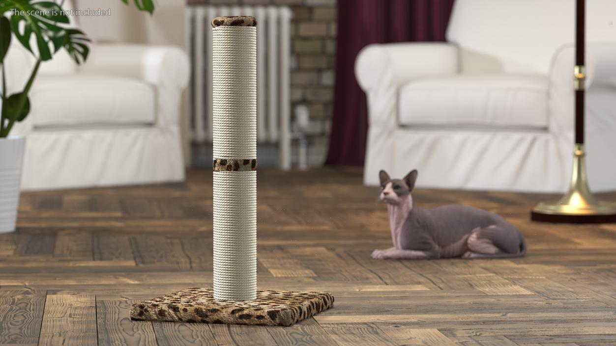 Cat Scratching Post Spot 3D model