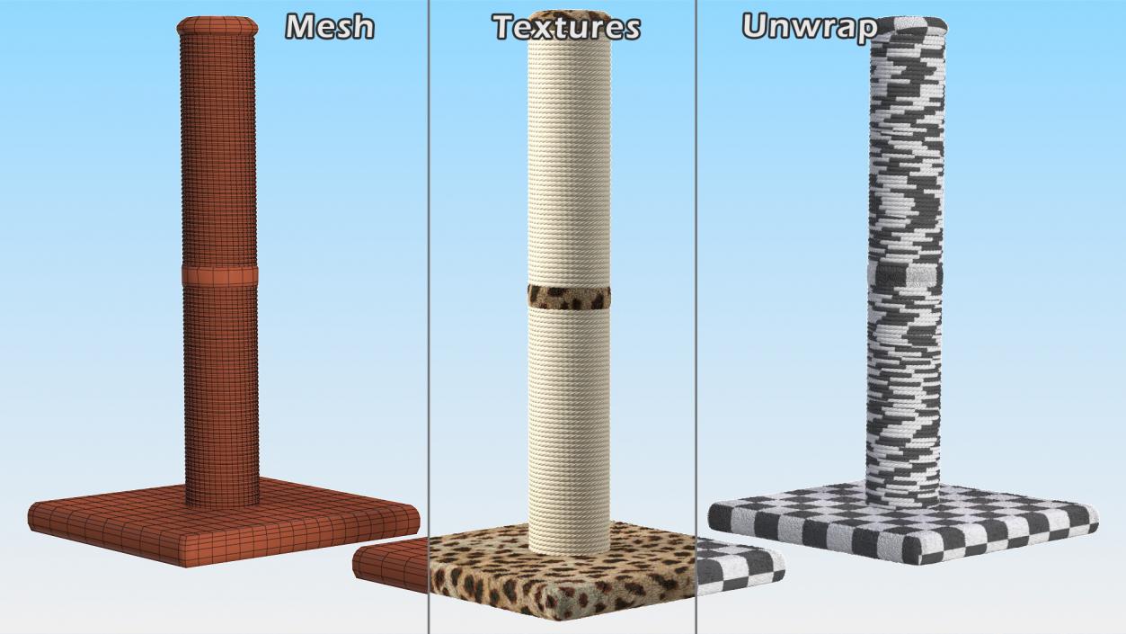 Cat Scratching Post Spot 3D model