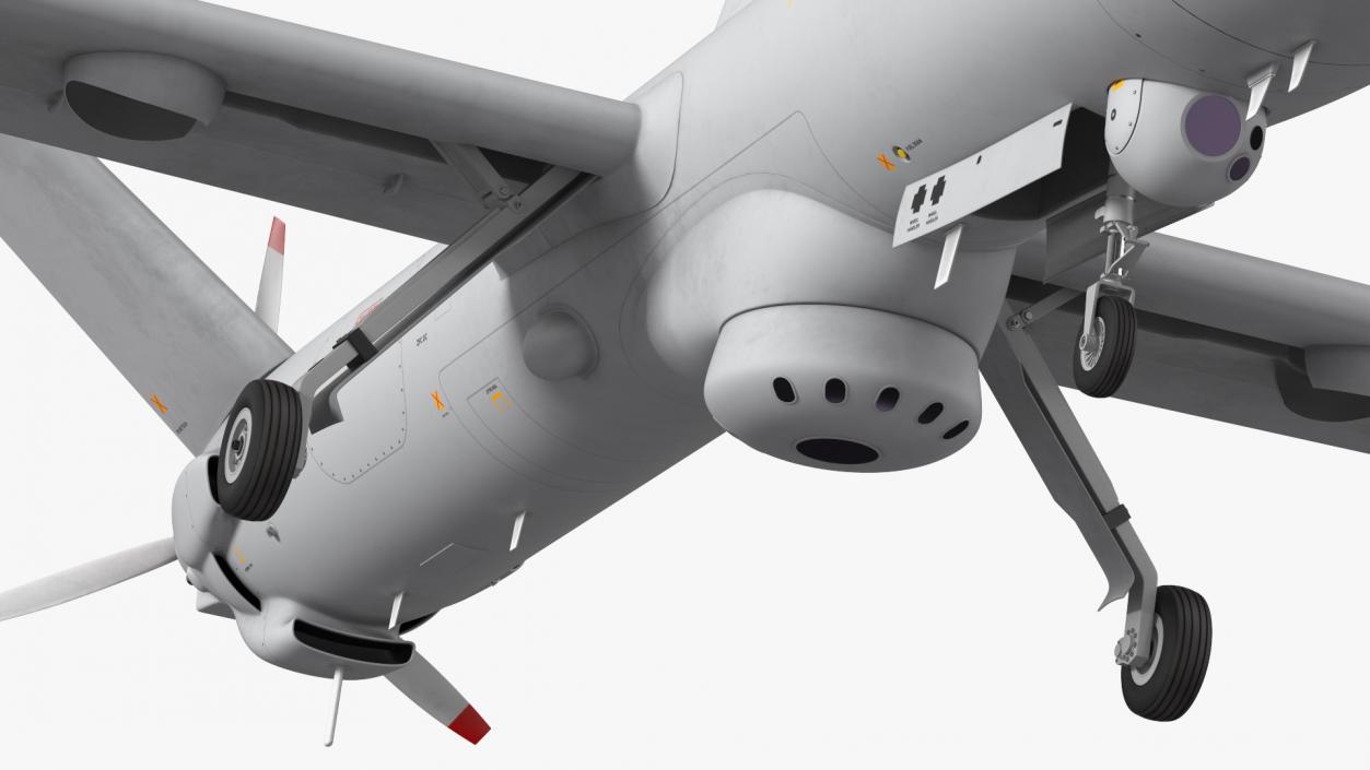 Elbit Hermes 900 UAV Rigged 3D