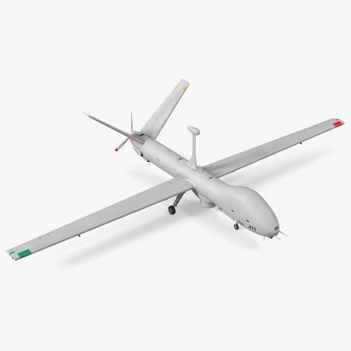 Elbit Hermes 900 UAV Rigged 3D