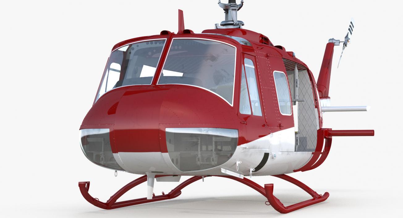 3D Rigged Air Ambulance Helicopters Collection model