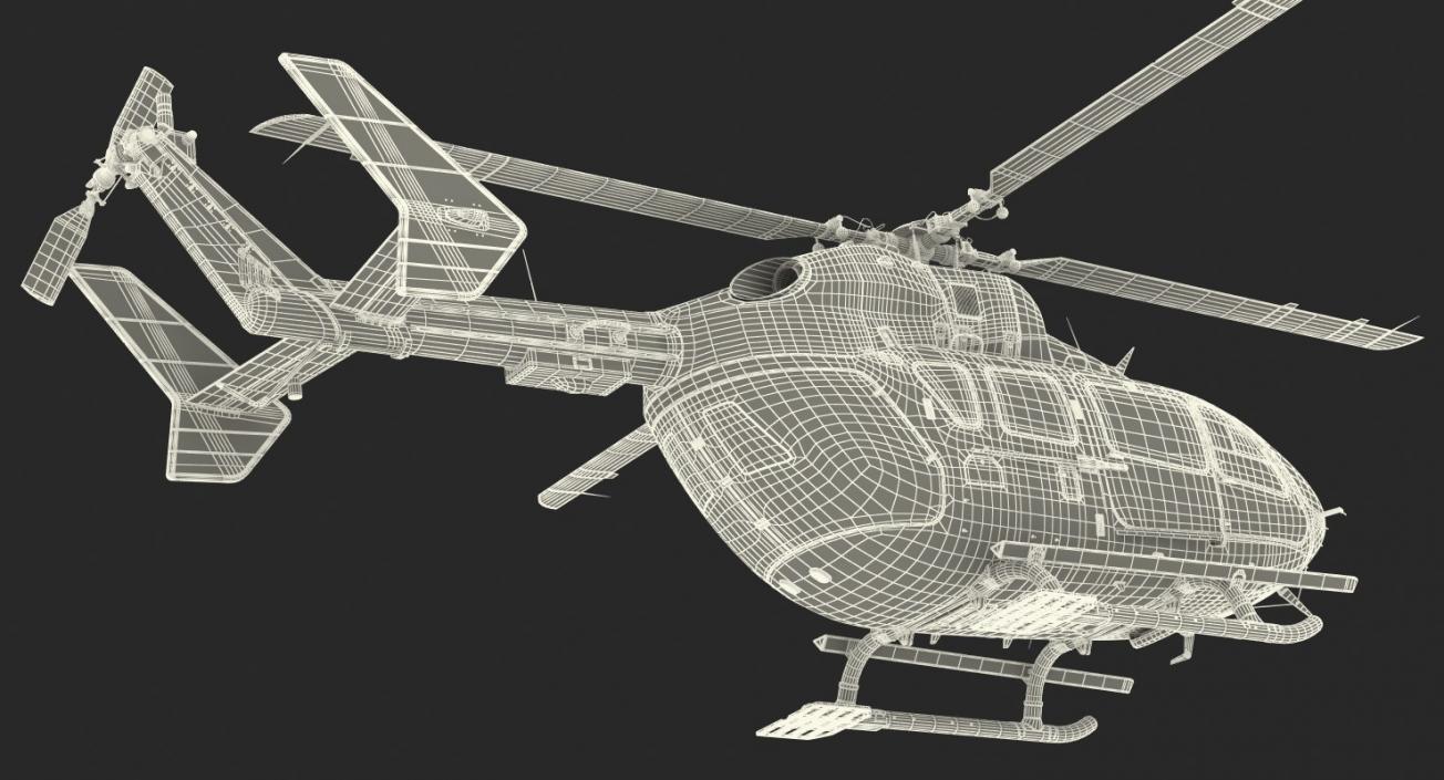 3D Rigged Air Ambulance Helicopters Collection model