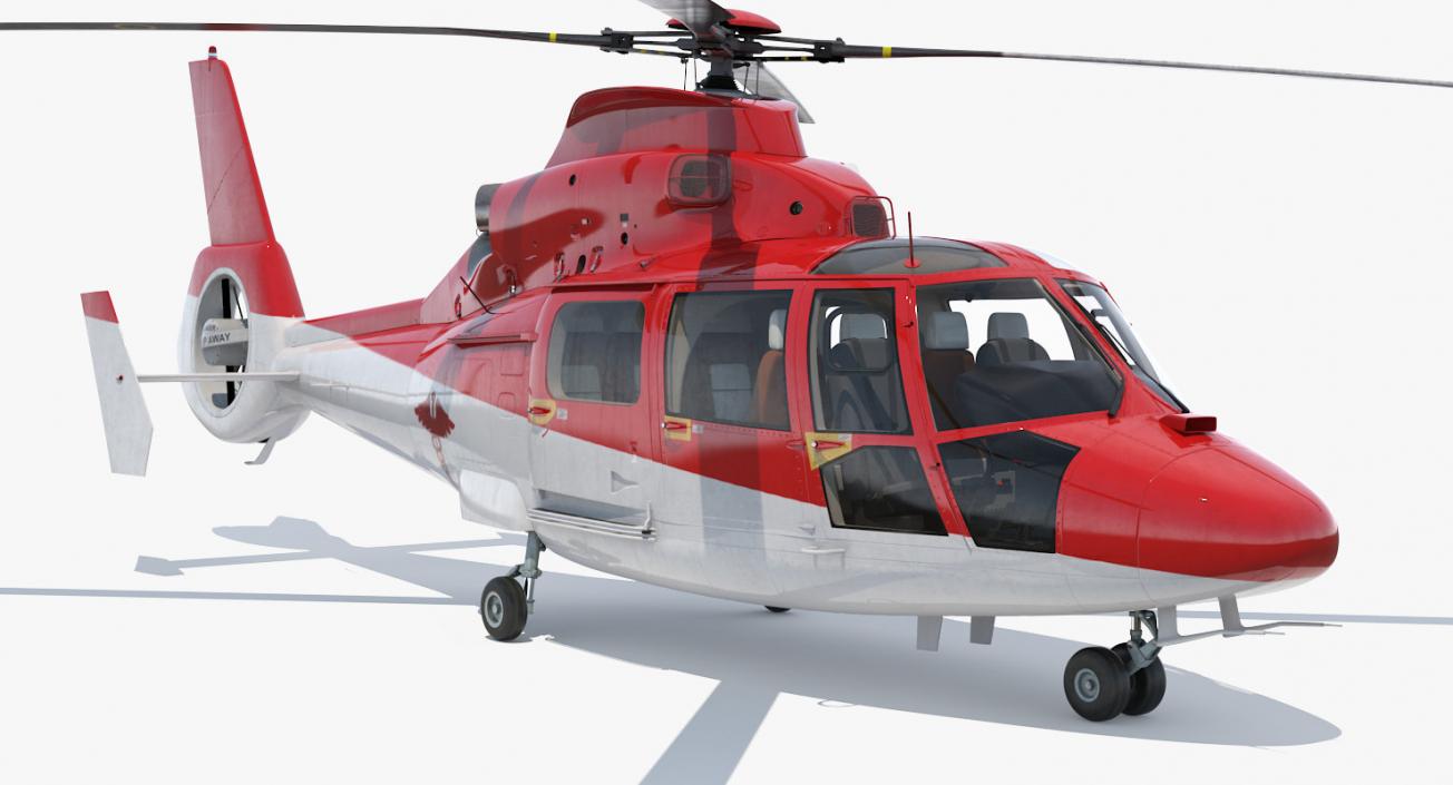 3D Rigged Air Ambulance Helicopters Collection model