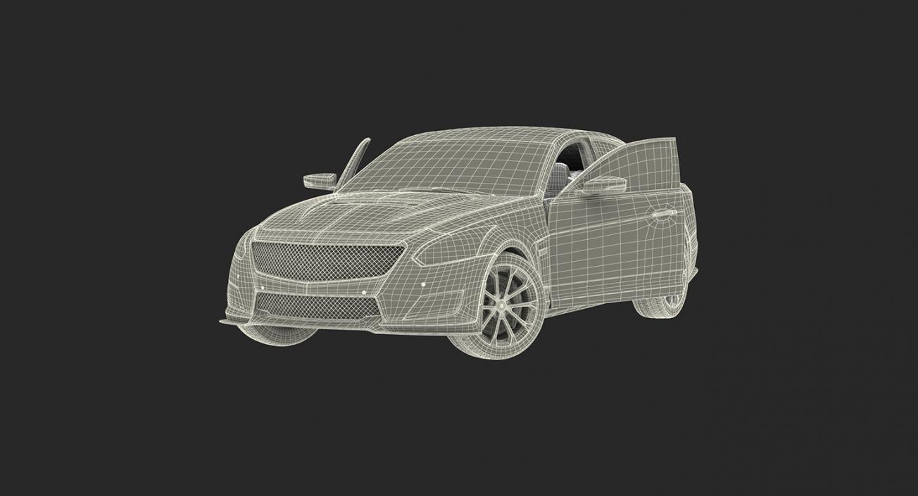 Generic Sedans Rigged Collection 3D