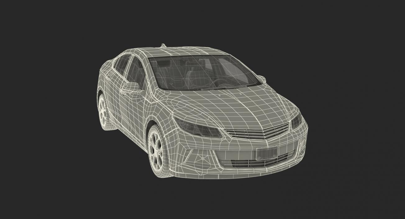 Generic Sedans Rigged Collection 3D