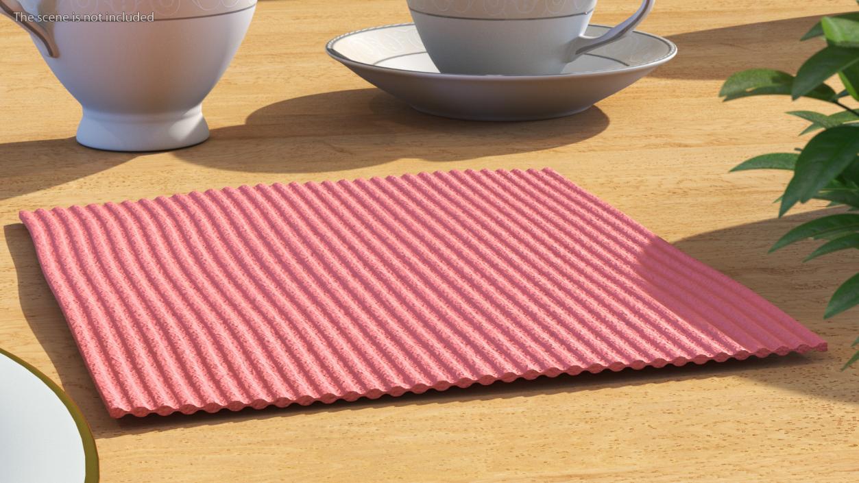 Kitchen Cloth Red 3D