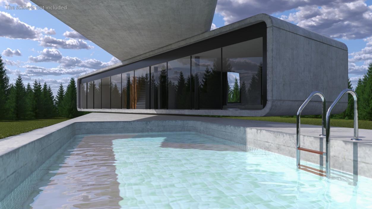 3D Modern Concrete House