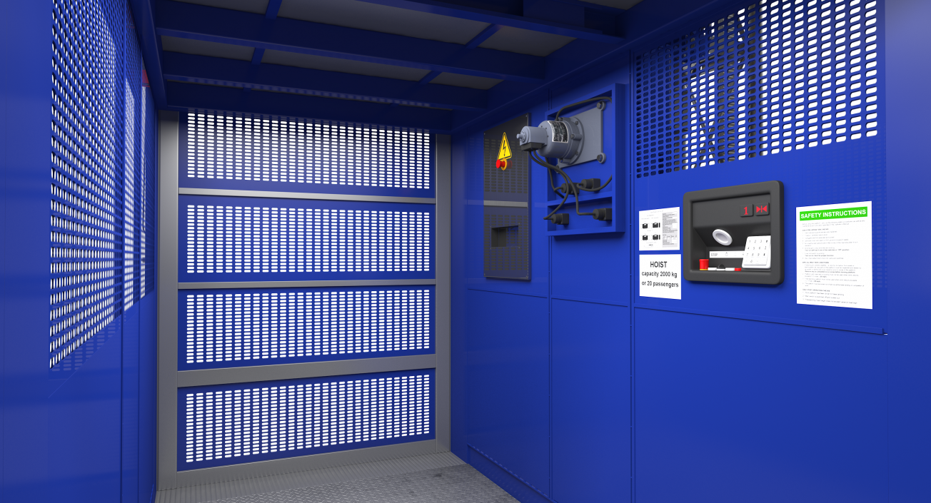 Heavy Duty Elevator 3D model