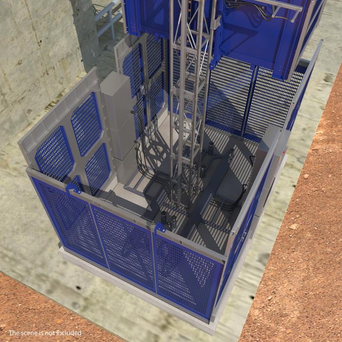 Heavy Duty Elevator 3D model