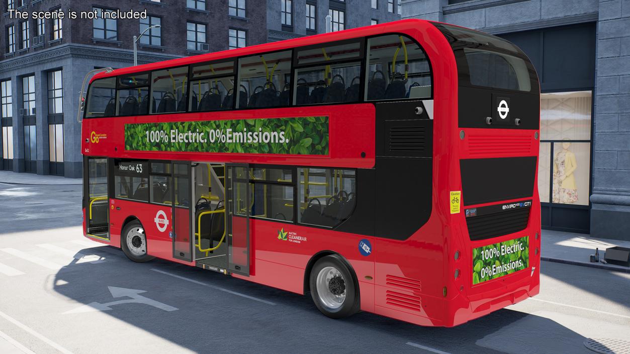 Alexander Dennis BYD 500 Electric Bus Rigged 3D model