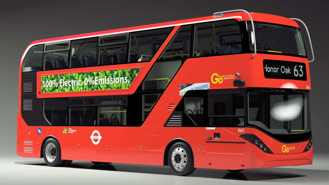 Alexander Dennis BYD 500 Electric Bus Rigged 3D model