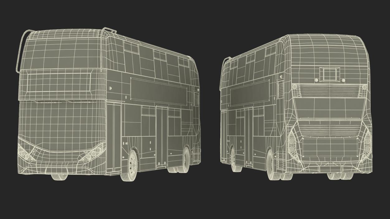 Alexander Dennis BYD 500 Electric Bus Rigged 3D model