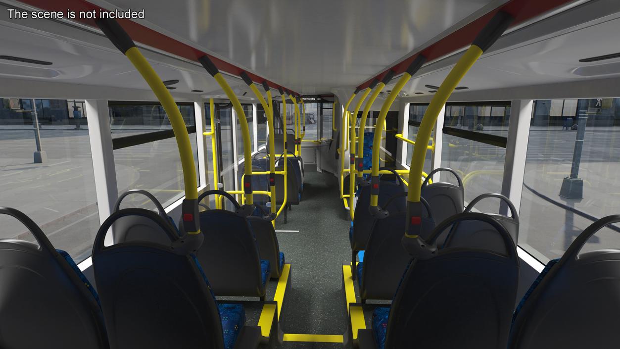 Alexander Dennis BYD 500 Electric Bus Rigged 3D model