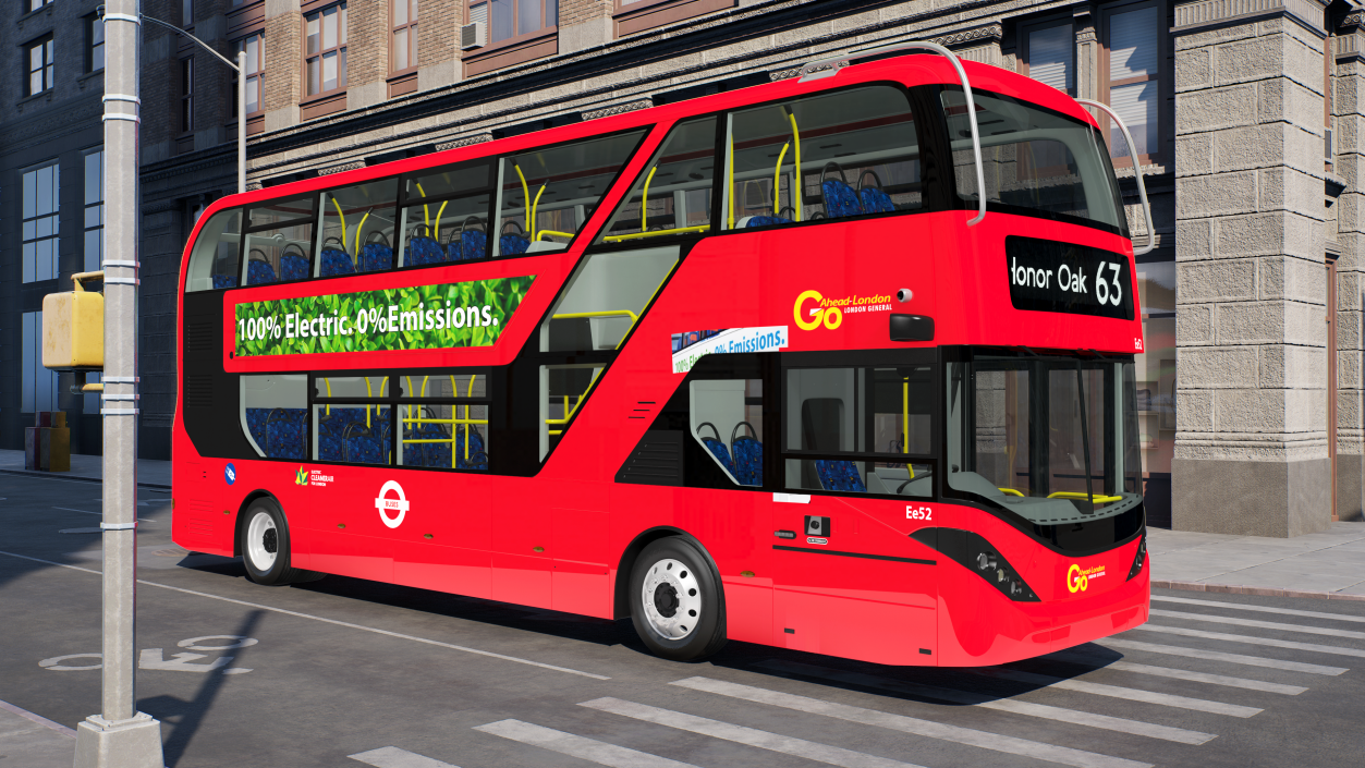 Alexander Dennis BYD 500 Electric Bus Rigged 3D model