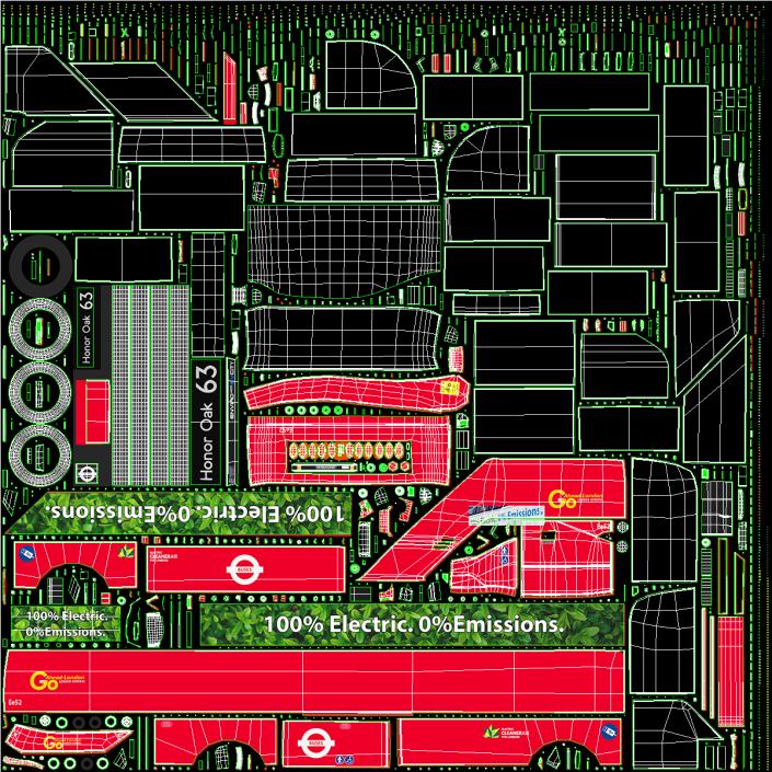 Alexander Dennis BYD 500 Electric Bus Rigged 3D model