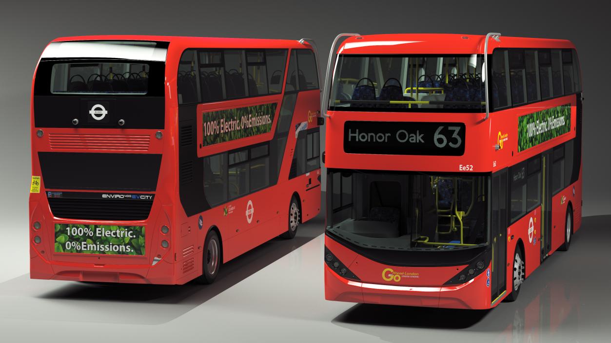 Alexander Dennis BYD 500 Electric Bus Rigged 3D model