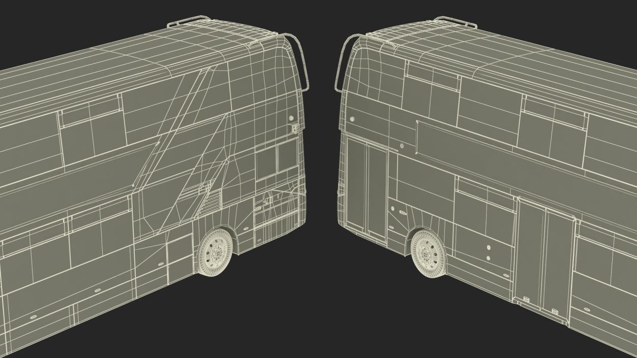 Alexander Dennis BYD 500 Electric Bus Rigged 3D model