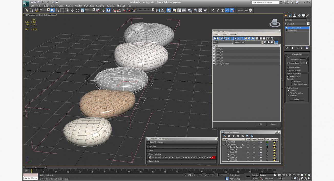 3D model Stones