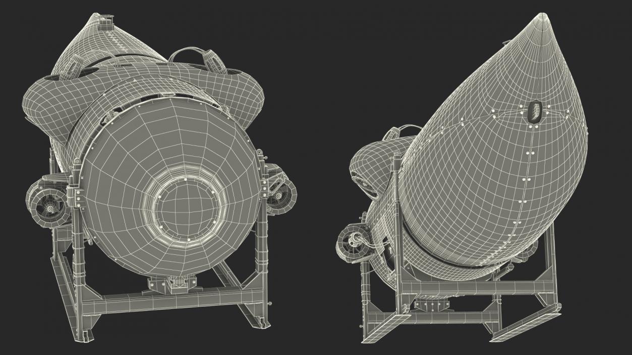 3D OceanGate Titan Submersible Old