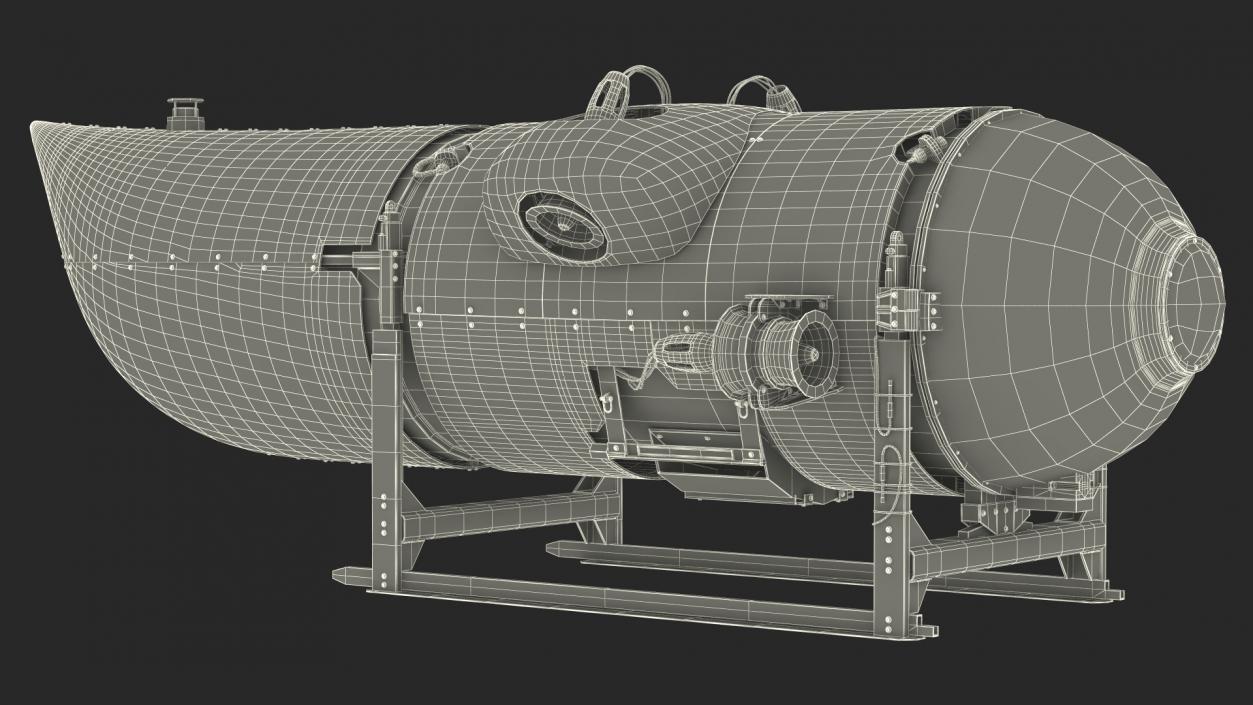 3D OceanGate Titan Submersible Old