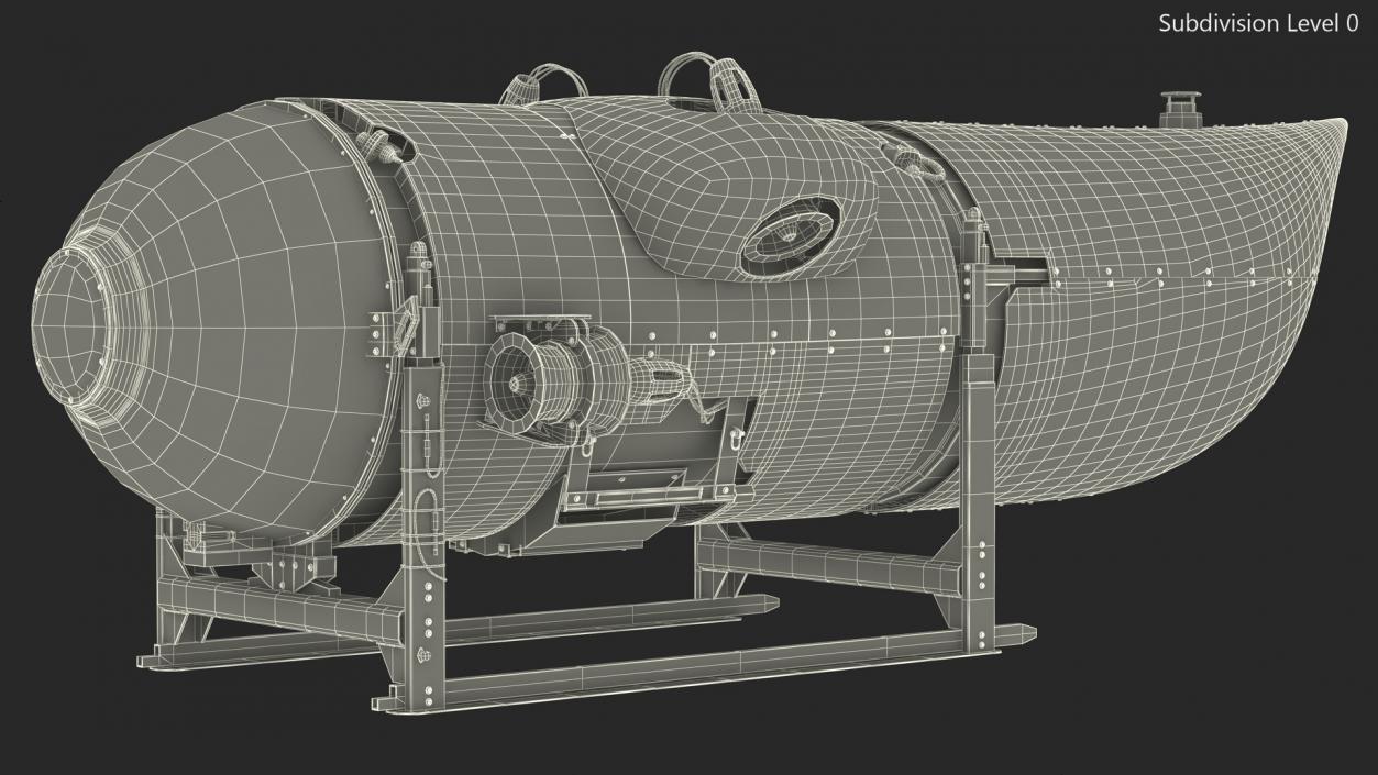 3D OceanGate Titan Submersible Old