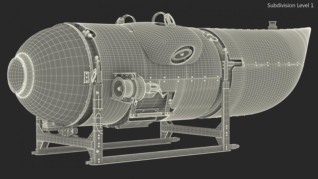 3D OceanGate Titan Submersible Old