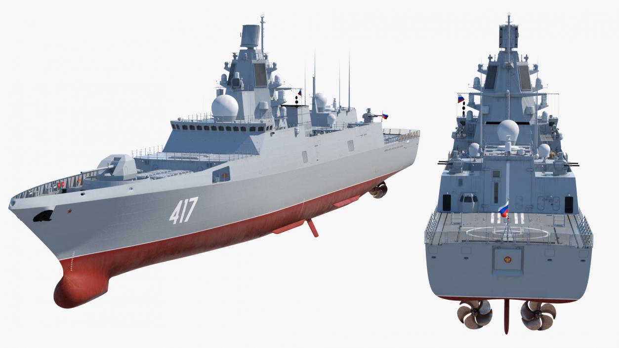 3D model Russian Military Vessels Collection