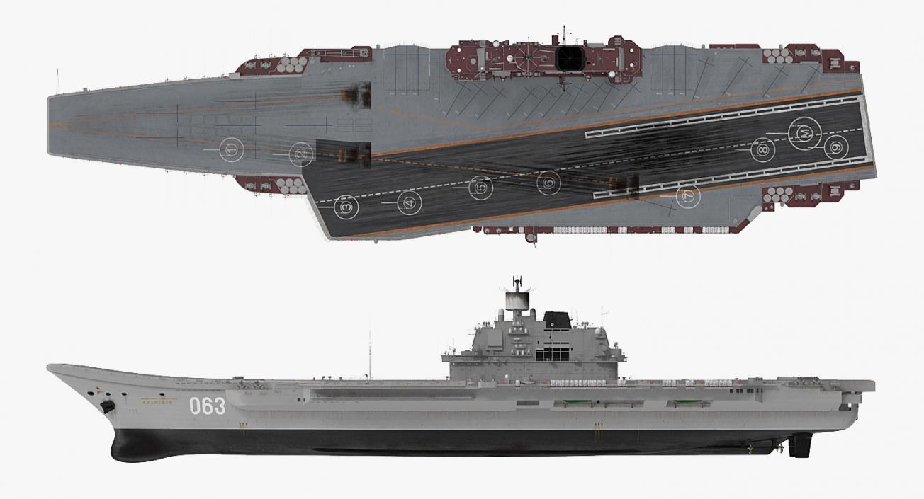 3D model Russian Military Vessels Collection