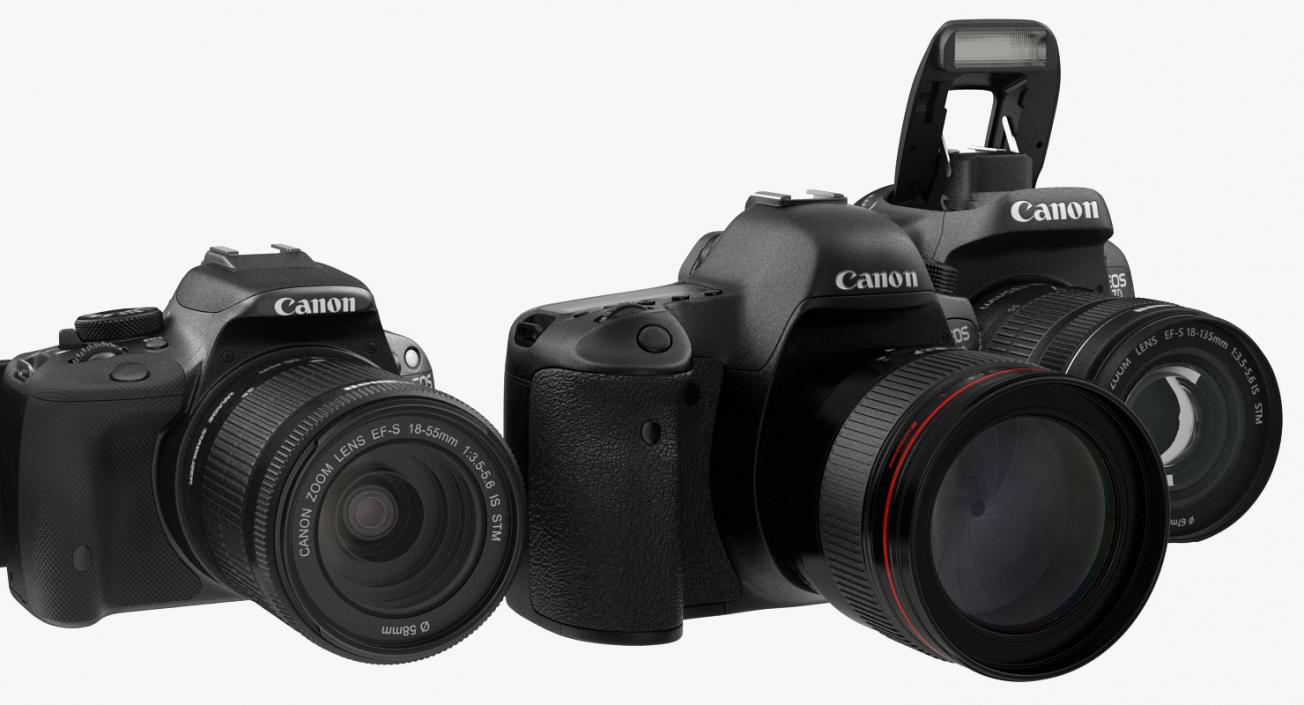 Canon Cameras Collection 3D model