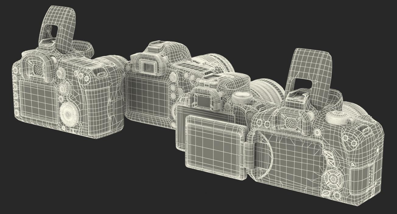 Canon Cameras Collection 3D model