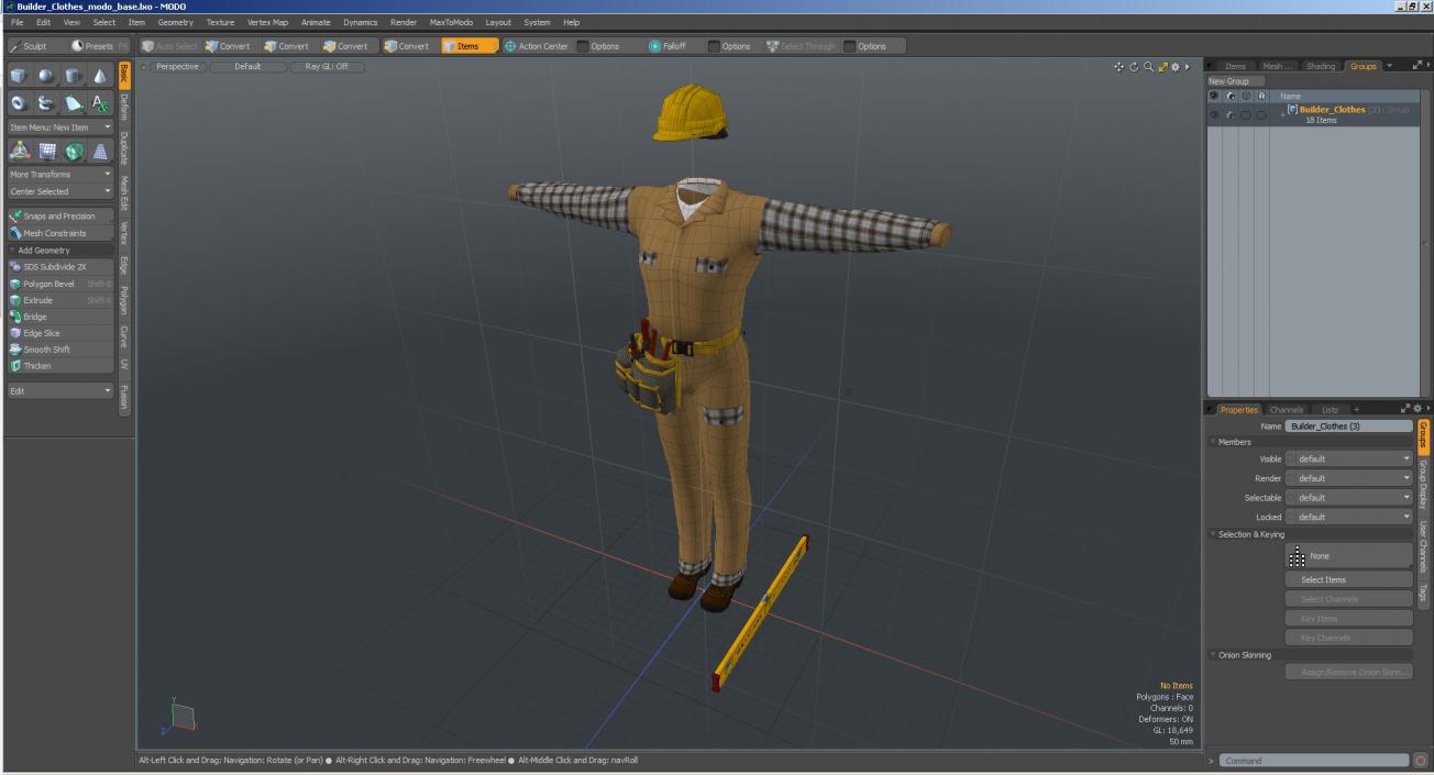 3D model Builder Clothes