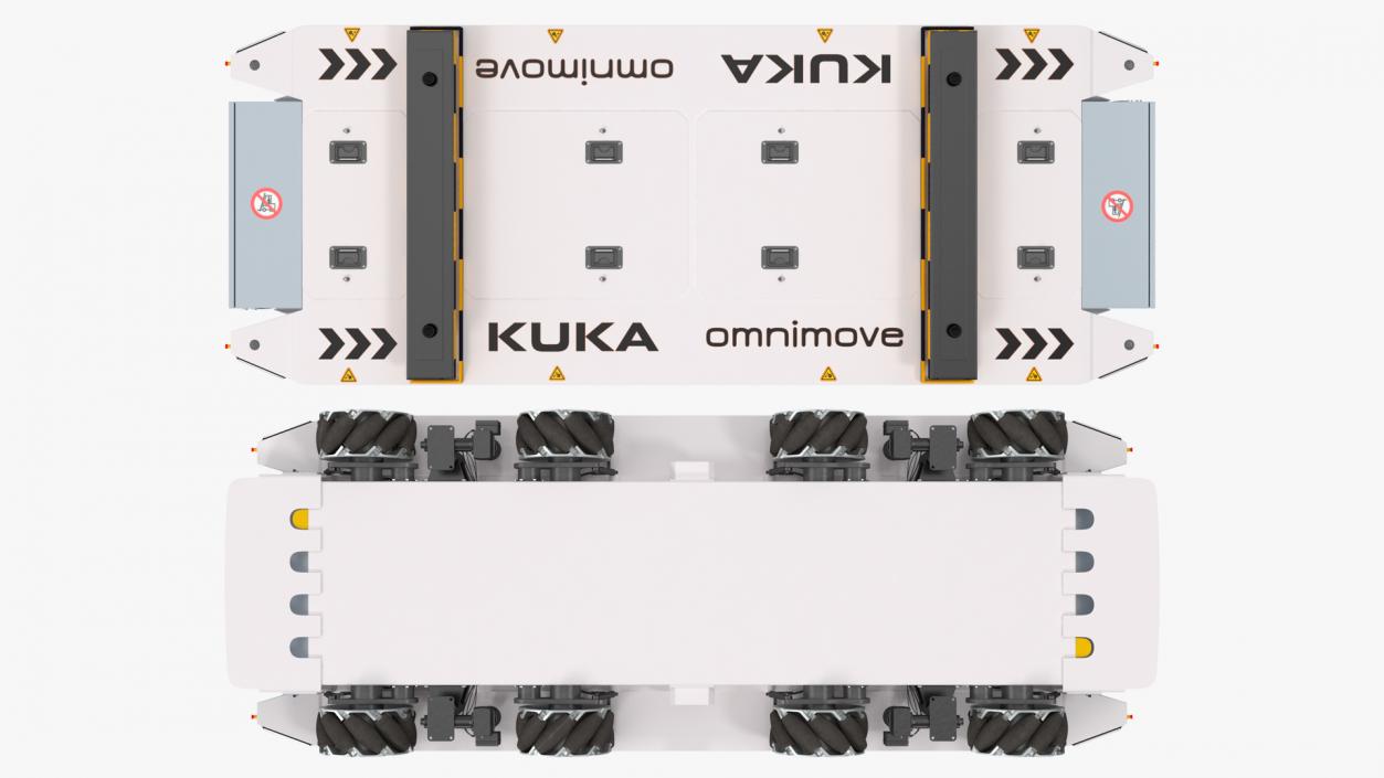 3D model White Omnimove Mobile Platform KUKA