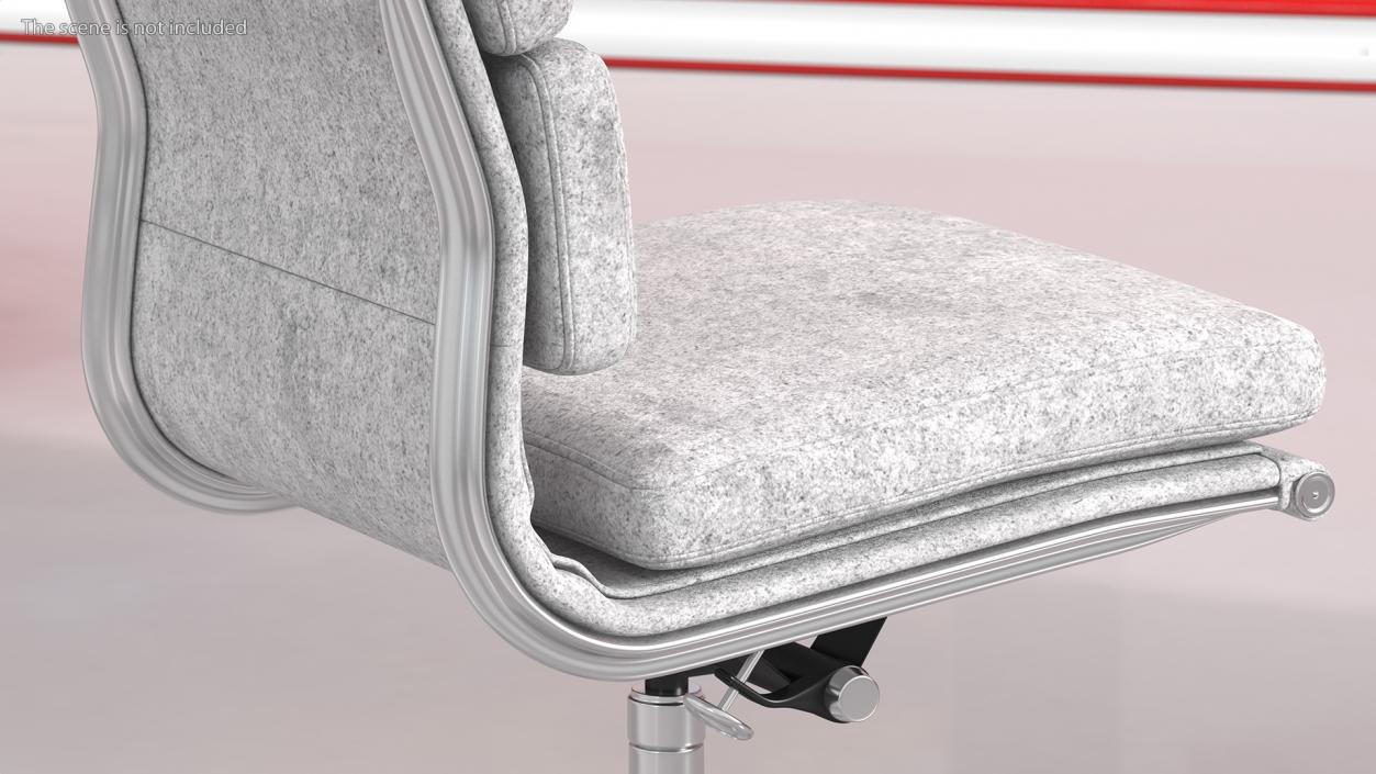 Office Chairs Grey Collection 3D model