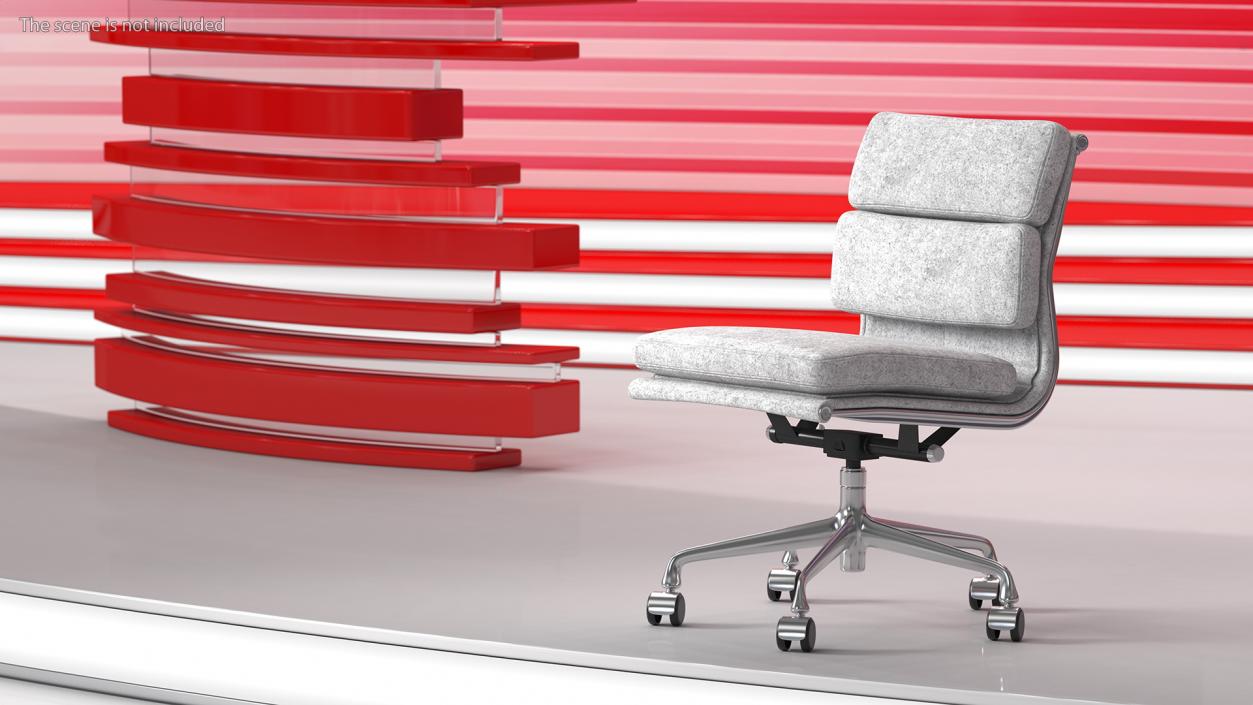 Office Chairs Grey Collection 3D model