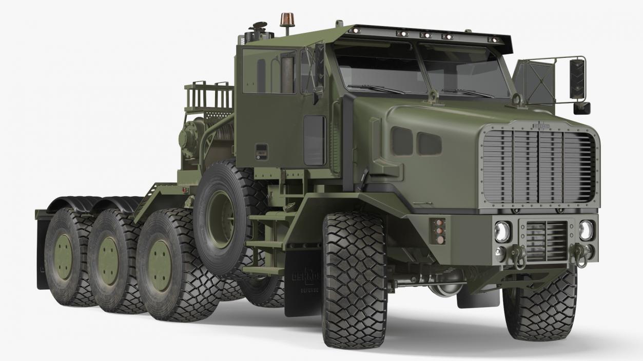 Military Transporter Oshkosh Global HET A1 Rigged 3D model