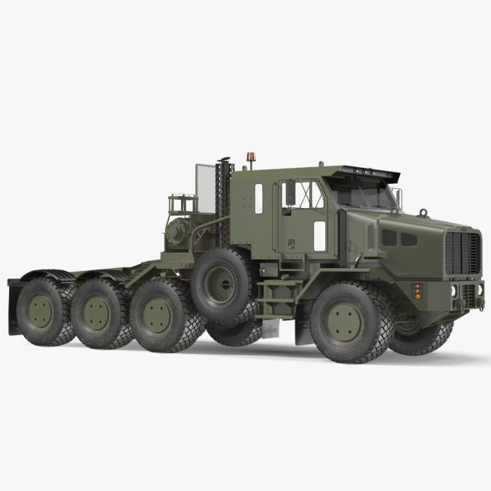 Military Transporter Oshkosh Global HET A1 Rigged 3D model