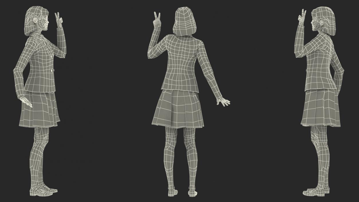 Chinese Woman Collection 3D model