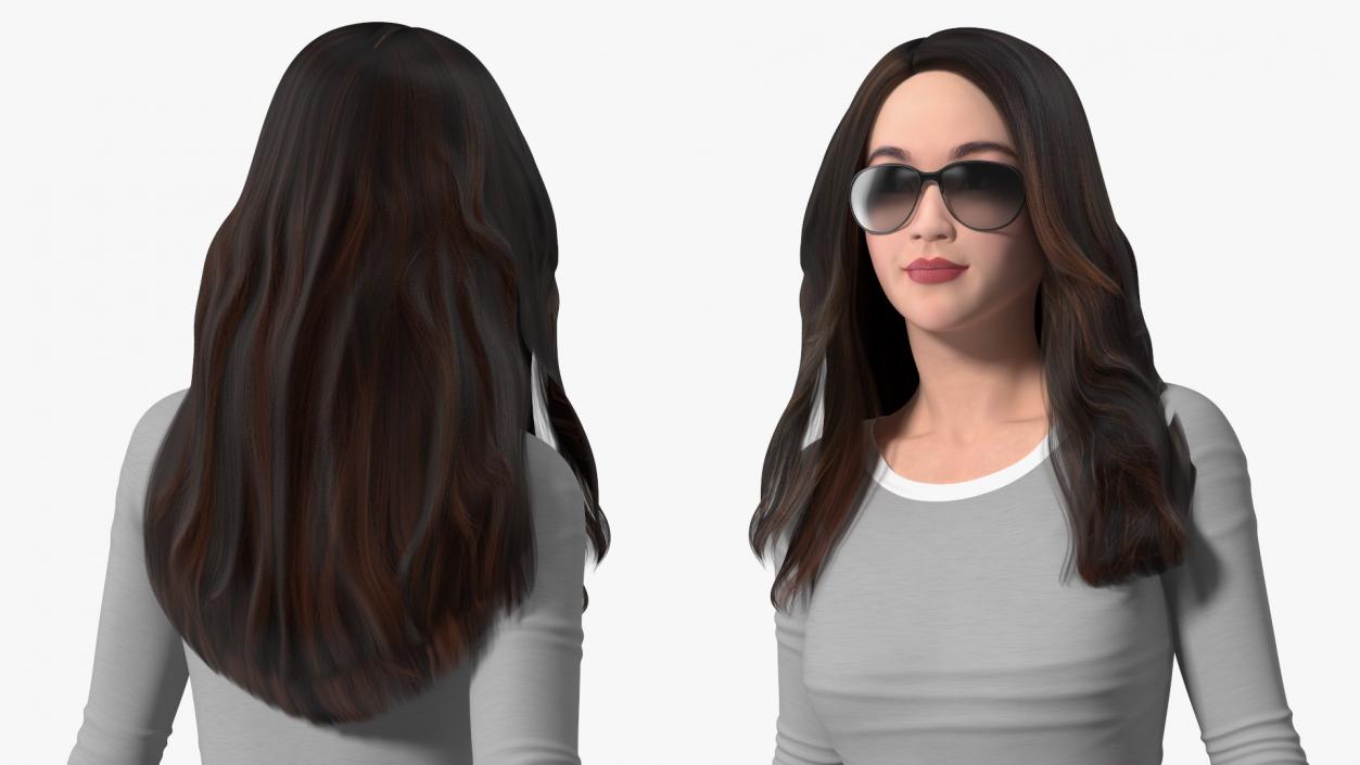 Chinese Woman Collection 3D model