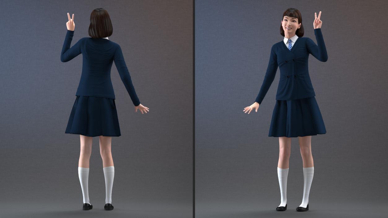 Chinese Woman Collection 3D model